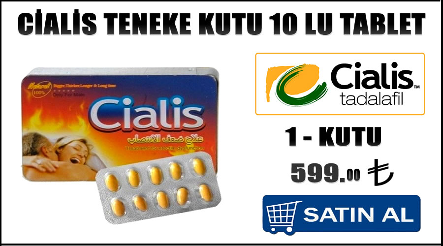 Cialis teneke kutu 10 lu 3800 mg tablet
