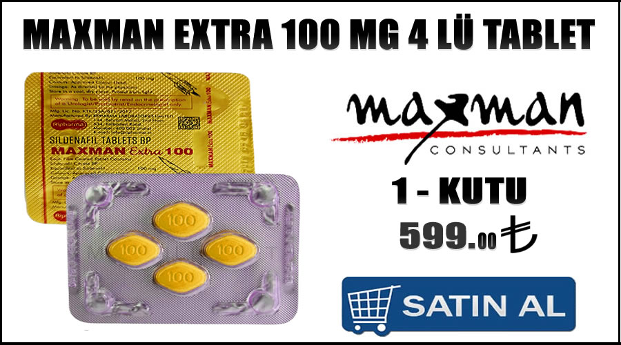 Maxman 4 lü 100 mg hapı faydaları