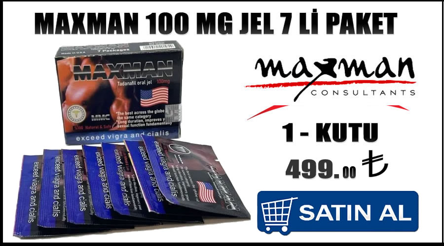 Maxman 100 mg jel ne işe yarar