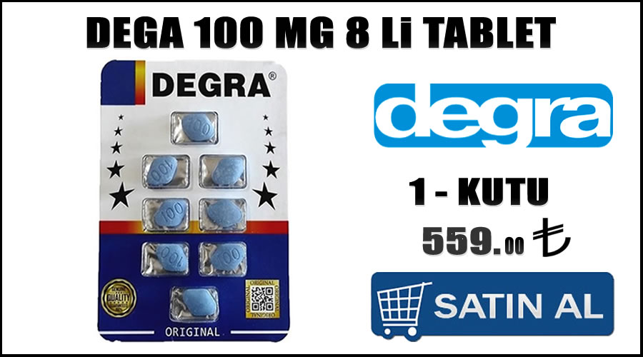 Degra 100 mg 4 film tablet sildenafil nedir