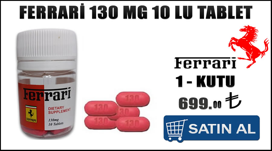 Ferrari 130 mg 10 lu hapı en ucuz fiyatı