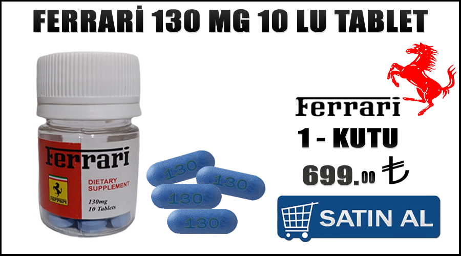 Ferrari 130 mg 10 lu hap satış fiyatları